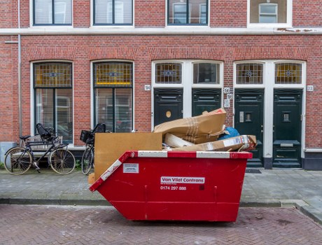 Professionals conducting house clearance in a Brockley home