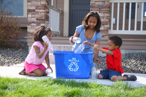 Professional waste clearance services in action