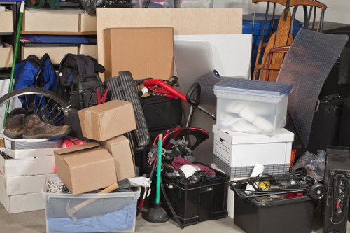 Efficient storage solutions in a cleared garage